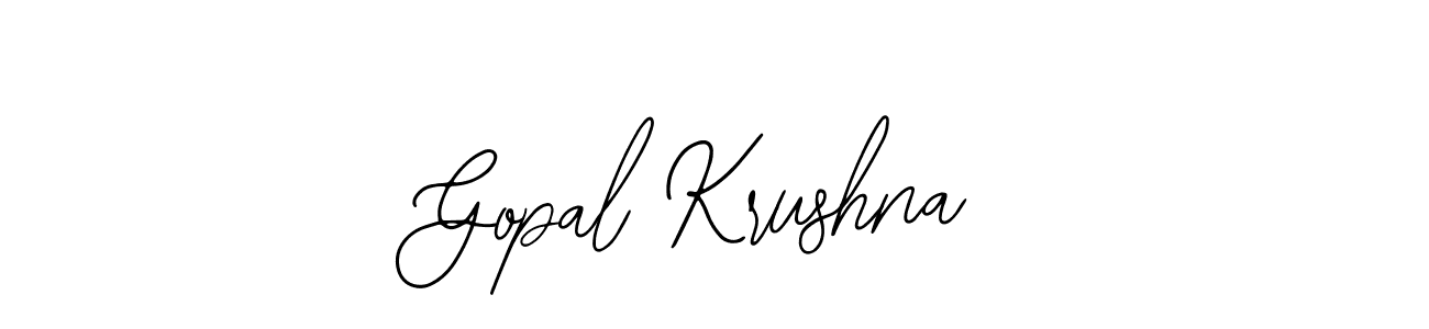 It looks lik you need a new signature style for name Gopal Krushna. Design unique handwritten (Bearetta-2O07w) signature with our free signature maker in just a few clicks. Gopal Krushna signature style 12 images and pictures png