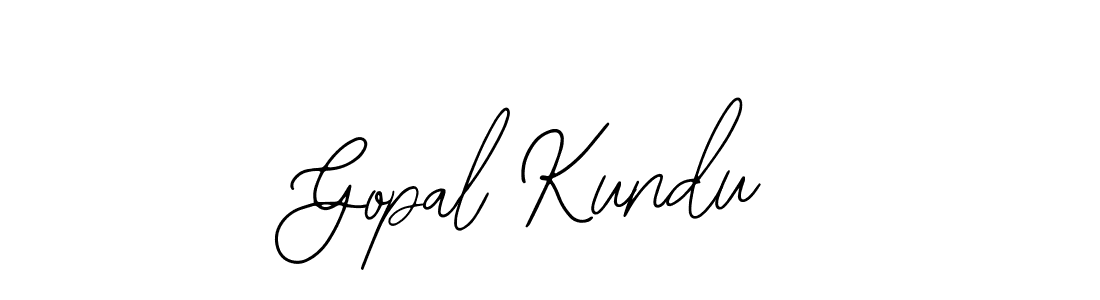 Design your own signature with our free online signature maker. With this signature software, you can create a handwritten (Bearetta-2O07w) signature for name Gopal Kundu. Gopal Kundu signature style 12 images and pictures png
