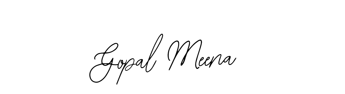 Also You can easily find your signature by using the search form. We will create Gopal Meena name handwritten signature images for you free of cost using Bearetta-2O07w sign style. Gopal Meena signature style 12 images and pictures png