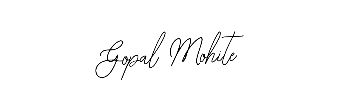 It looks lik you need a new signature style for name Gopal Mohite. Design unique handwritten (Bearetta-2O07w) signature with our free signature maker in just a few clicks. Gopal Mohite signature style 12 images and pictures png