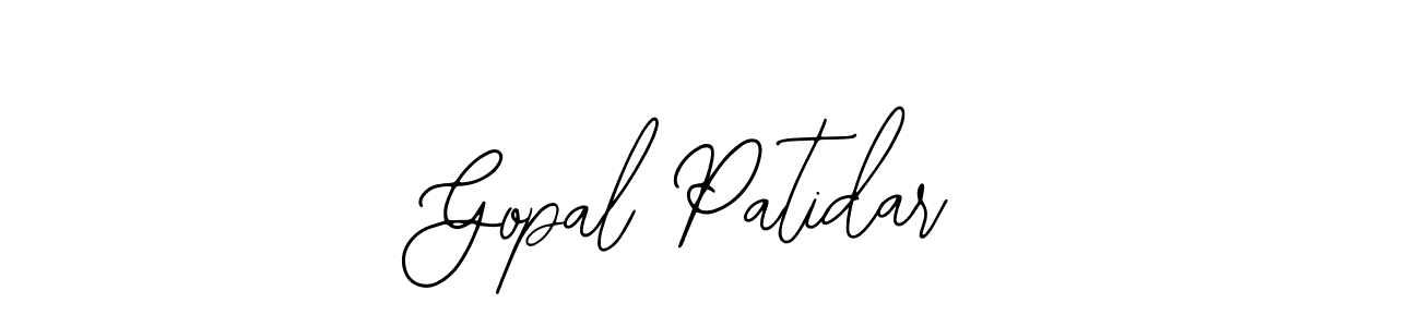 The best way (Bearetta-2O07w) to make a short signature is to pick only two or three words in your name. The name Gopal Patidar include a total of six letters. For converting this name. Gopal Patidar signature style 12 images and pictures png