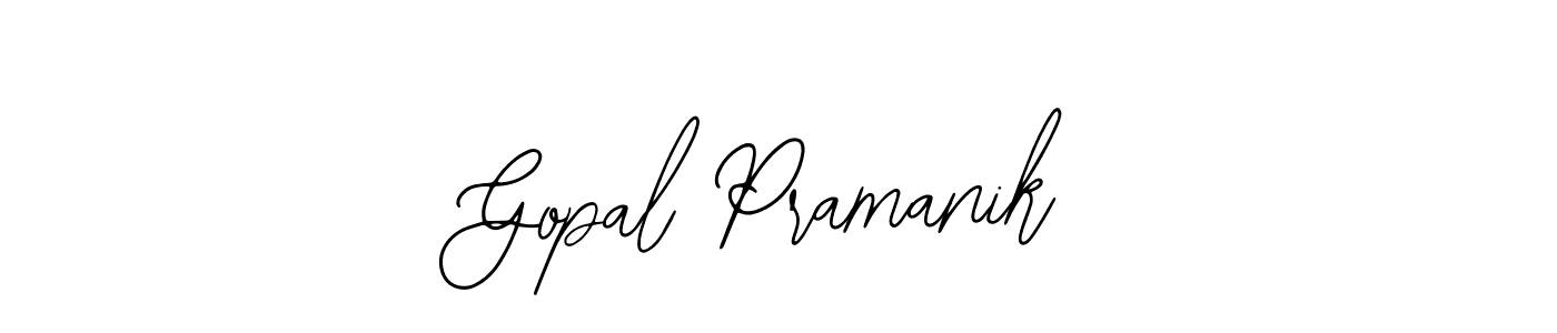 Similarly Bearetta-2O07w is the best handwritten signature design. Signature creator online .You can use it as an online autograph creator for name Gopal Pramanik. Gopal Pramanik signature style 12 images and pictures png