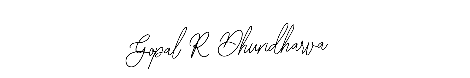 Make a beautiful signature design for name Gopal R Dhundharva. With this signature (Bearetta-2O07w) style, you can create a handwritten signature for free. Gopal R Dhundharva signature style 12 images and pictures png