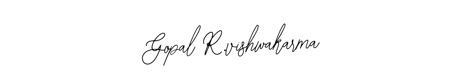 Make a beautiful signature design for name Gopal R.vishwakarma. Use this online signature maker to create a handwritten signature for free. Gopal R.vishwakarma signature style 12 images and pictures png