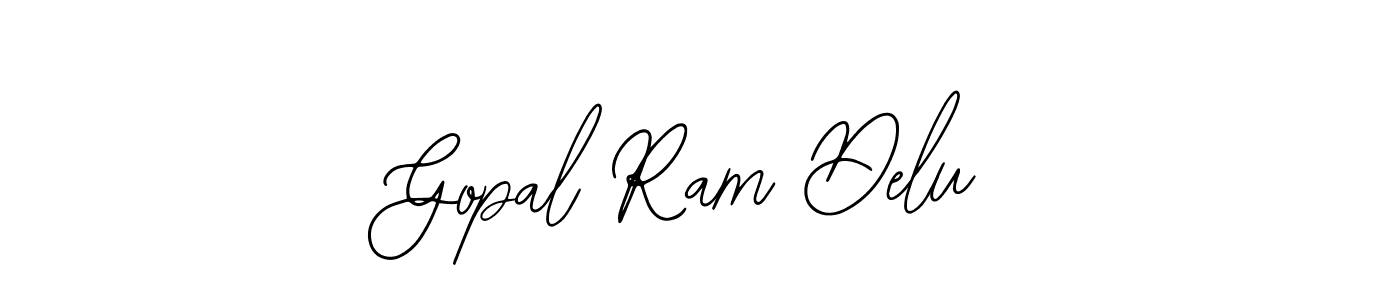 You can use this online signature creator to create a handwritten signature for the name Gopal Ram Delu. This is the best online autograph maker. Gopal Ram Delu signature style 12 images and pictures png
