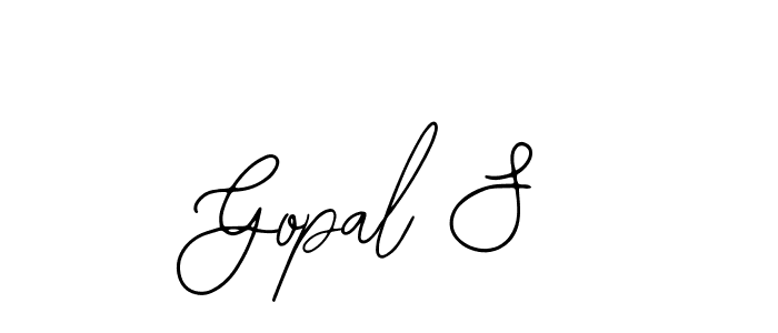 Gopal S stylish signature style. Best Handwritten Sign (Bearetta-2O07w) for my name. Handwritten Signature Collection Ideas for my name Gopal S. Gopal S signature style 12 images and pictures png