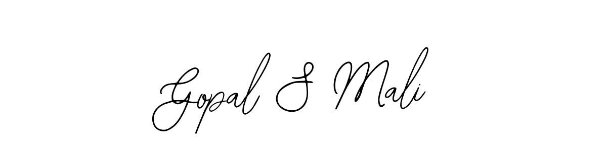 Similarly Bearetta-2O07w is the best handwritten signature design. Signature creator online .You can use it as an online autograph creator for name Gopal S Mali. Gopal S Mali signature style 12 images and pictures png