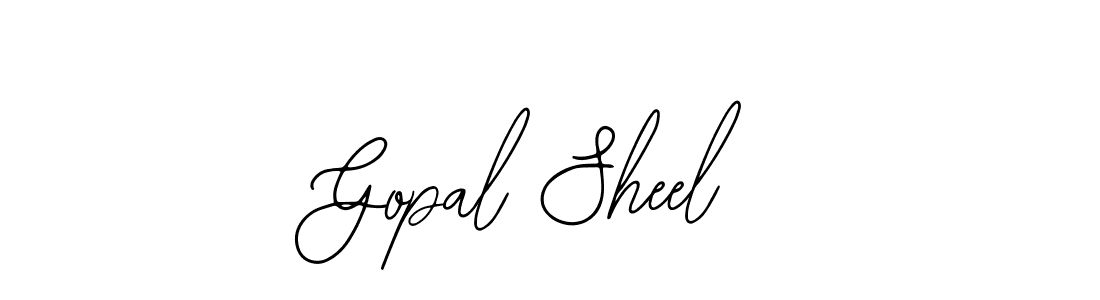 How to Draw Gopal Sheel signature style? Bearetta-2O07w is a latest design signature styles for name Gopal Sheel. Gopal Sheel signature style 12 images and pictures png