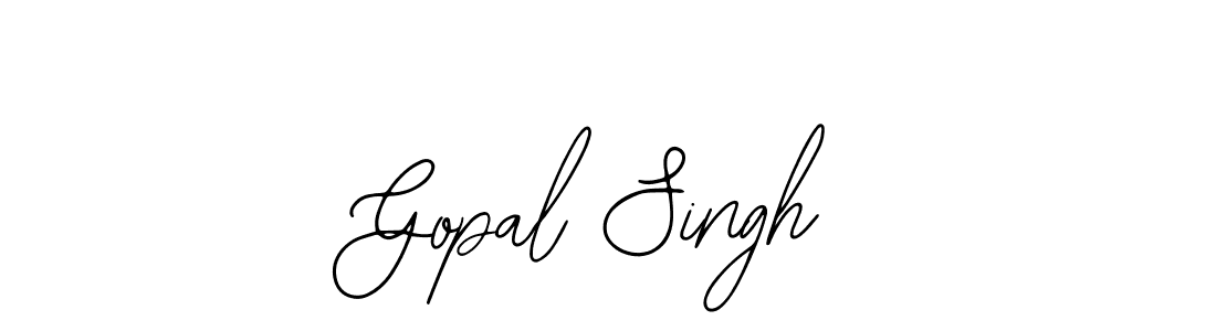 Similarly Bearetta-2O07w is the best handwritten signature design. Signature creator online .You can use it as an online autograph creator for name Gopal Singh. Gopal Singh signature style 12 images and pictures png