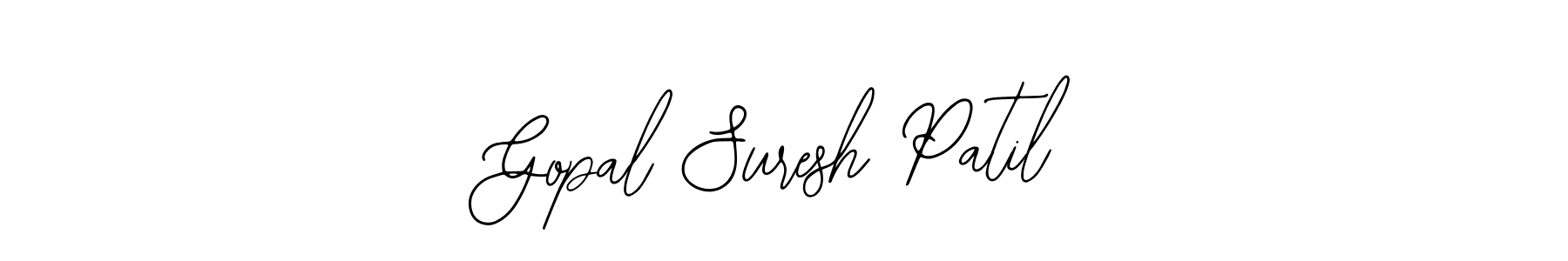The best way (Bearetta-2O07w) to make a short signature is to pick only two or three words in your name. The name Gopal Suresh Patil include a total of six letters. For converting this name. Gopal Suresh Patil signature style 12 images and pictures png
