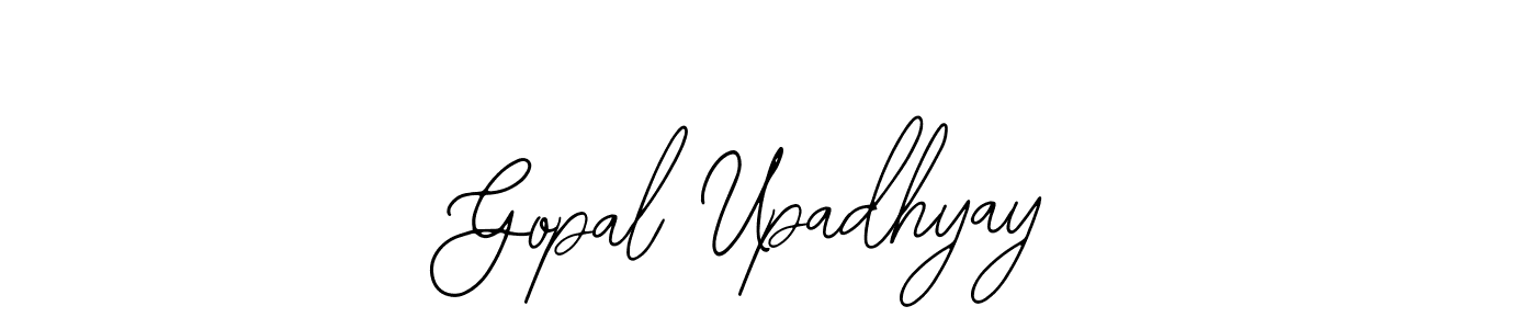 Use a signature maker to create a handwritten signature online. With this signature software, you can design (Bearetta-2O07w) your own signature for name Gopal Upadhyay. Gopal Upadhyay signature style 12 images and pictures png