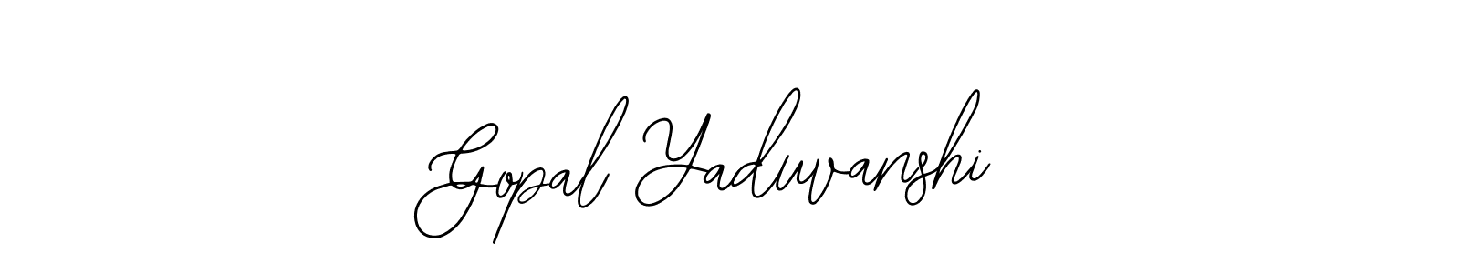 Make a beautiful signature design for name Gopal Yaduvanshi. Use this online signature maker to create a handwritten signature for free. Gopal Yaduvanshi signature style 12 images and pictures png