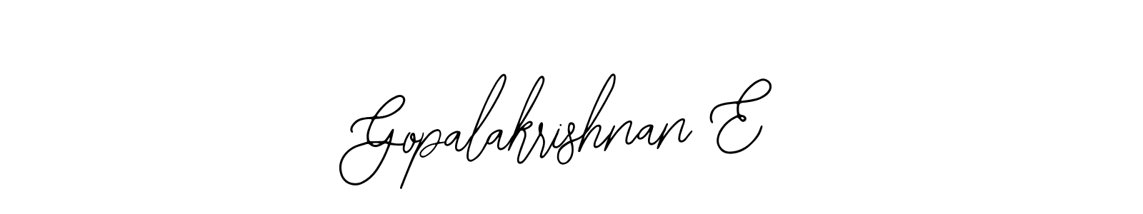 It looks lik you need a new signature style for name Gopalakrishnan E. Design unique handwritten (Bearetta-2O07w) signature with our free signature maker in just a few clicks. Gopalakrishnan E signature style 12 images and pictures png