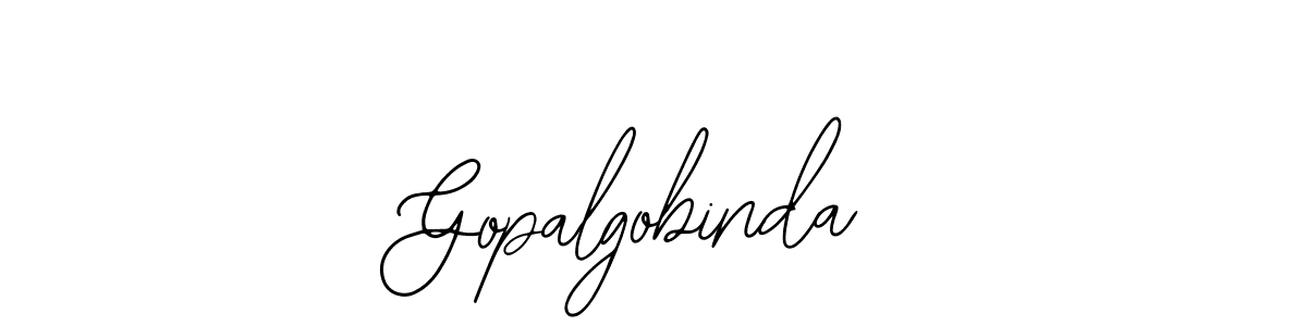 How to make Gopalgobinda signature? Bearetta-2O07w is a professional autograph style. Create handwritten signature for Gopalgobinda name. Gopalgobinda signature style 12 images and pictures png