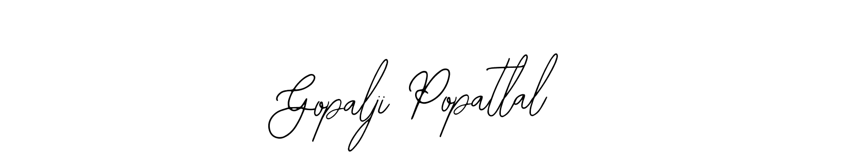 Gopalji Popatlal  stylish signature style. Best Handwritten Sign (Bearetta-2O07w) for my name. Handwritten Signature Collection Ideas for my name Gopalji Popatlal . Gopalji Popatlal  signature style 12 images and pictures png