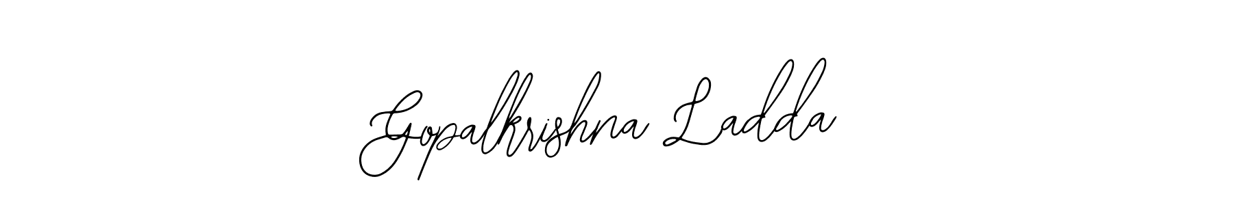 Create a beautiful signature design for name Gopalkrishna Ladda. With this signature (Bearetta-2O07w) fonts, you can make a handwritten signature for free. Gopalkrishna Ladda signature style 12 images and pictures png