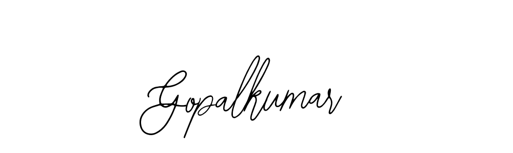 How to make Gopalkumar signature? Bearetta-2O07w is a professional autograph style. Create handwritten signature for Gopalkumar name. Gopalkumar signature style 12 images and pictures png