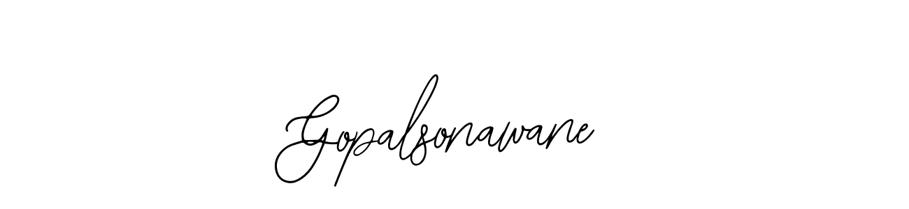Make a short Gopalsonawane signature style. Manage your documents anywhere anytime using Bearetta-2O07w. Create and add eSignatures, submit forms, share and send files easily. Gopalsonawane signature style 12 images and pictures png