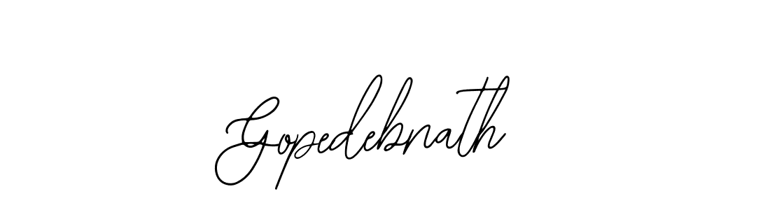 Also we have Gopedebnath name is the best signature style. Create professional handwritten signature collection using Bearetta-2O07w autograph style. Gopedebnath signature style 12 images and pictures png