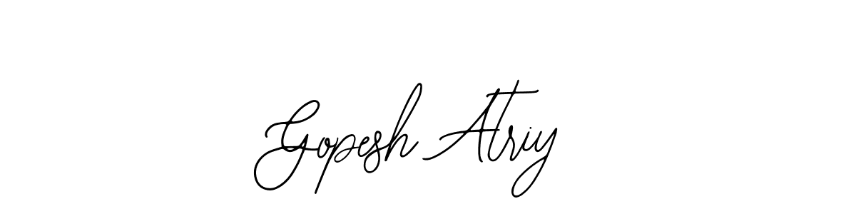 Once you've used our free online signature maker to create your best signature Bearetta-2O07w style, it's time to enjoy all of the benefits that Gopesh Atriy name signing documents. Gopesh Atriy signature style 12 images and pictures png