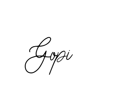 Gopi stylish signature style. Best Handwritten Sign (Bearetta-2O07w) for my name. Handwritten Signature Collection Ideas for my name Gopi. Gopi signature style 12 images and pictures png