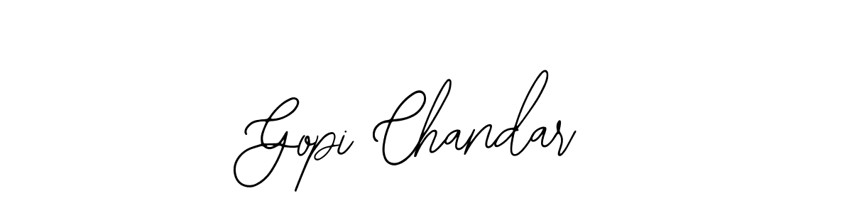 Create a beautiful signature design for name Gopi Chandar. With this signature (Bearetta-2O07w) fonts, you can make a handwritten signature for free. Gopi Chandar signature style 12 images and pictures png