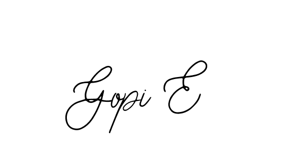 Gopi E stylish signature style. Best Handwritten Sign (Bearetta-2O07w) for my name. Handwritten Signature Collection Ideas for my name Gopi E. Gopi E signature style 12 images and pictures png