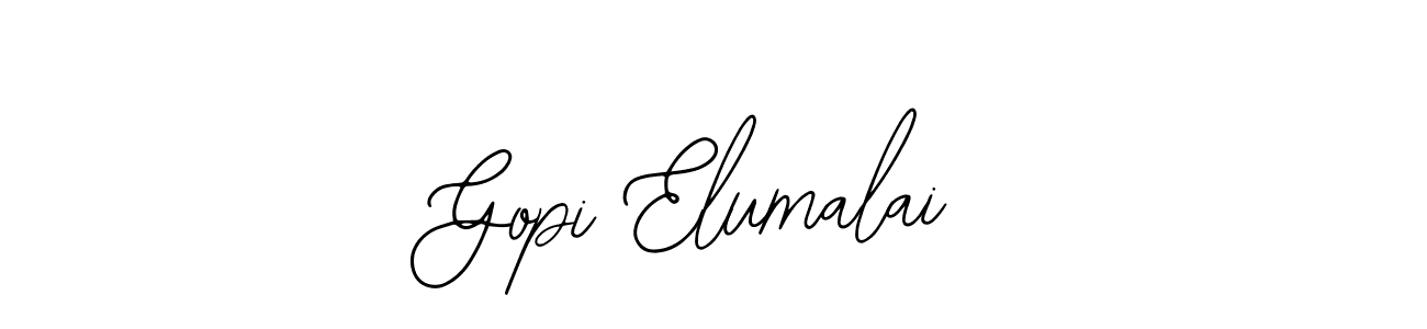 Make a beautiful signature design for name Gopi Elumalai. With this signature (Bearetta-2O07w) style, you can create a handwritten signature for free. Gopi Elumalai signature style 12 images and pictures png