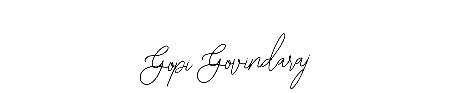 Similarly Bearetta-2O07w is the best handwritten signature design. Signature creator online .You can use it as an online autograph creator for name Gopi Govindaraj. Gopi Govindaraj signature style 12 images and pictures png