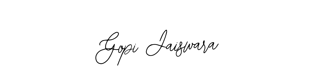 You can use this online signature creator to create a handwritten signature for the name Gopi Jaiswara. This is the best online autograph maker. Gopi Jaiswara signature style 12 images and pictures png