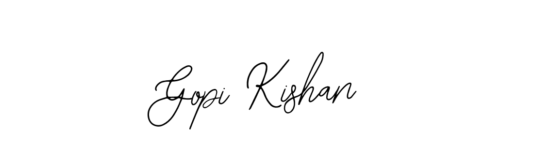 You can use this online signature creator to create a handwritten signature for the name Gopi Kishan. This is the best online autograph maker. Gopi Kishan signature style 12 images and pictures png