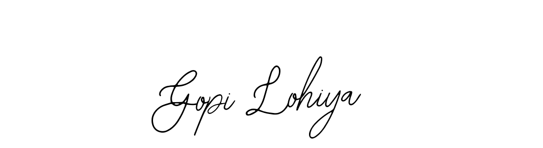 Gopi Lohiya stylish signature style. Best Handwritten Sign (Bearetta-2O07w) for my name. Handwritten Signature Collection Ideas for my name Gopi Lohiya. Gopi Lohiya signature style 12 images and pictures png