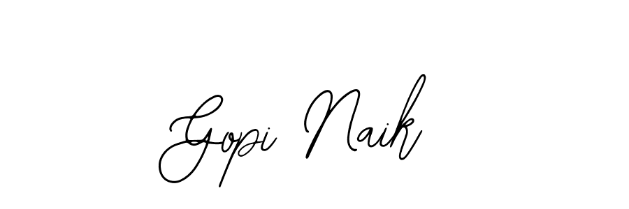 Create a beautiful signature design for name Gopi Naik. With this signature (Bearetta-2O07w) fonts, you can make a handwritten signature for free. Gopi Naik signature style 12 images and pictures png