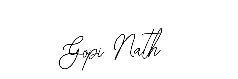 Gopi Nath stylish signature style. Best Handwritten Sign (Bearetta-2O07w) for my name. Handwritten Signature Collection Ideas for my name Gopi Nath. Gopi Nath signature style 12 images and pictures png