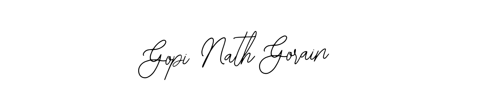 The best way (Bearetta-2O07w) to make a short signature is to pick only two or three words in your name. The name Gopi Nath Gorain include a total of six letters. For converting this name. Gopi Nath Gorain signature style 12 images and pictures png