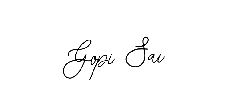 How to Draw Gopi Sai signature style? Bearetta-2O07w is a latest design signature styles for name Gopi Sai. Gopi Sai signature style 12 images and pictures png