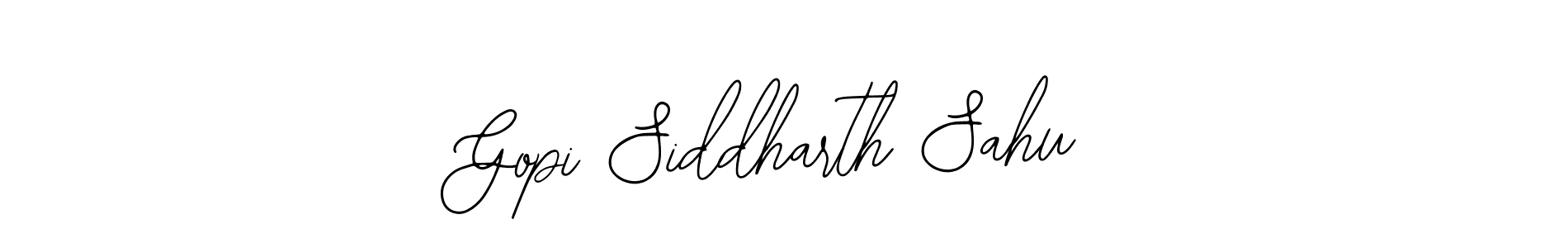 Create a beautiful signature design for name Gopi Siddharth Sahu. With this signature (Bearetta-2O07w) fonts, you can make a handwritten signature for free. Gopi Siddharth Sahu signature style 12 images and pictures png