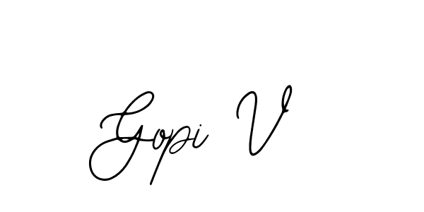 Also You can easily find your signature by using the search form. We will create Gopi V name handwritten signature images for you free of cost using Bearetta-2O07w sign style. Gopi V signature style 12 images and pictures png