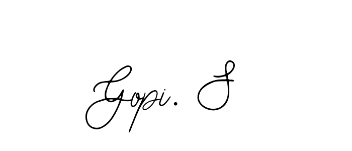 Gopi. S stylish signature style. Best Handwritten Sign (Bearetta-2O07w) for my name. Handwritten Signature Collection Ideas for my name Gopi. S. Gopi. S signature style 12 images and pictures png