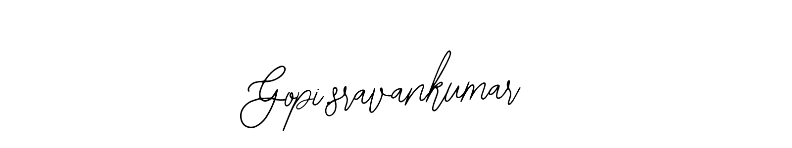 How to Draw Gopi.sravankumar signature style? Bearetta-2O07w is a latest design signature styles for name Gopi.sravankumar. Gopi.sravankumar signature style 12 images and pictures png