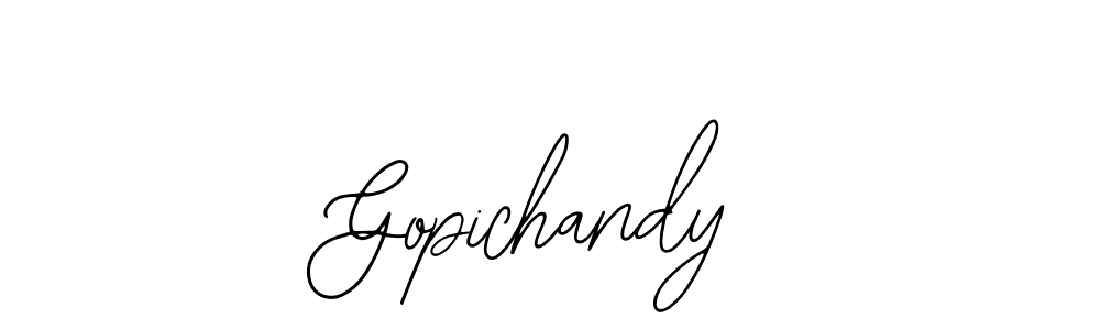 How to Draw Gopichandy signature style? Bearetta-2O07w is a latest design signature styles for name Gopichandy. Gopichandy signature style 12 images and pictures png