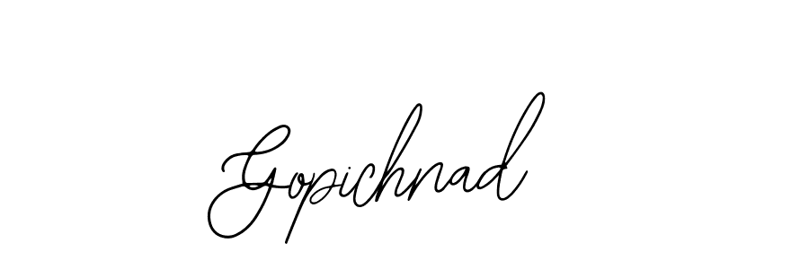 Create a beautiful signature design for name Gopichnad. With this signature (Bearetta-2O07w) fonts, you can make a handwritten signature for free. Gopichnad signature style 12 images and pictures png