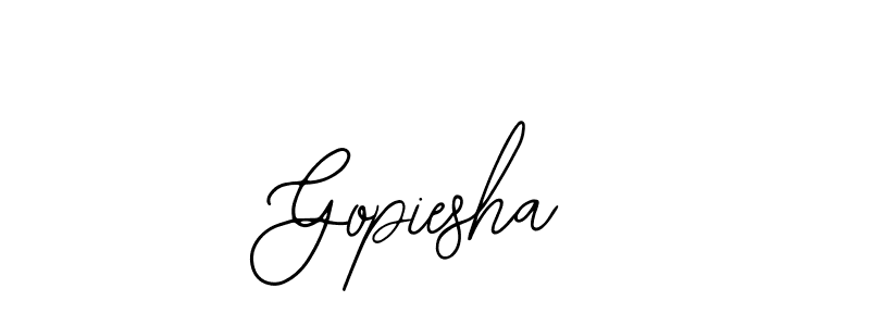 You can use this online signature creator to create a handwritten signature for the name Gopiesha. This is the best online autograph maker. Gopiesha signature style 12 images and pictures png