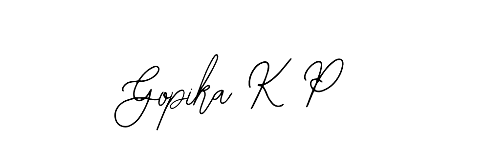 Once you've used our free online signature maker to create your best signature Bearetta-2O07w style, it's time to enjoy all of the benefits that Gopika K P name signing documents. Gopika K P signature style 12 images and pictures png