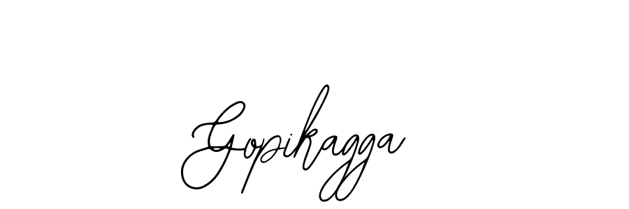 You should practise on your own different ways (Bearetta-2O07w) to write your name (Gopikagga) in signature. don't let someone else do it for you. Gopikagga signature style 12 images and pictures png