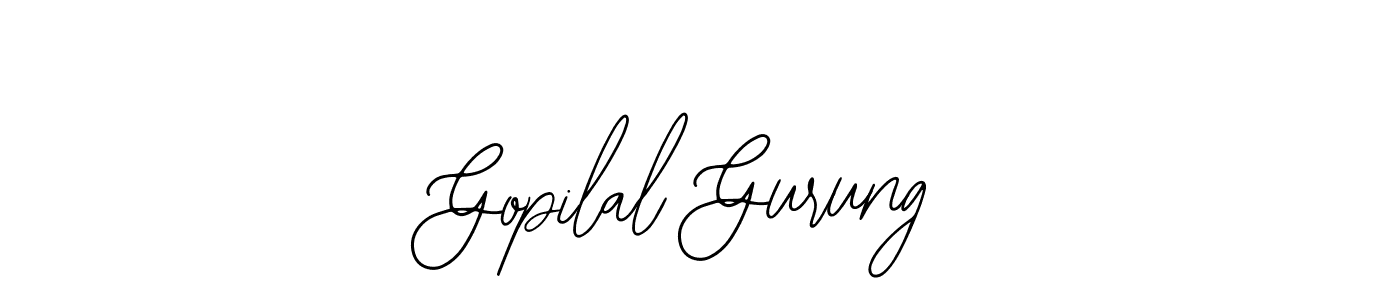 Similarly Bearetta-2O07w is the best handwritten signature design. Signature creator online .You can use it as an online autograph creator for name Gopilal Gurung. Gopilal Gurung signature style 12 images and pictures png