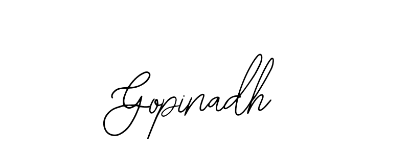 Gopinadh stylish signature style. Best Handwritten Sign (Bearetta-2O07w) for my name. Handwritten Signature Collection Ideas for my name Gopinadh. Gopinadh signature style 12 images and pictures png