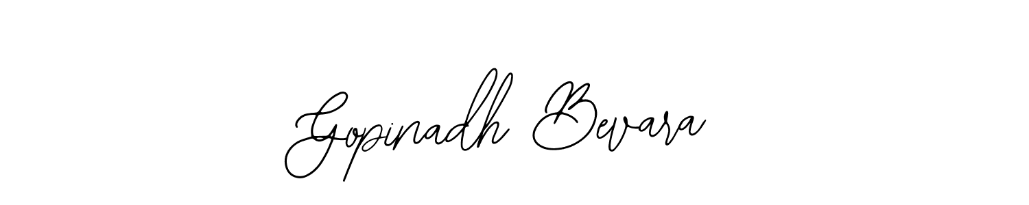 Make a beautiful signature design for name Gopinadh Bevara. Use this online signature maker to create a handwritten signature for free. Gopinadh Bevara signature style 12 images and pictures png