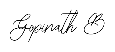 The Bearetta-2O07w font gives name Gopinath B a signature that looks effortless yet distinguished. Download high-res PNG instantly. Gopinath B signature style 12 images and pictures png