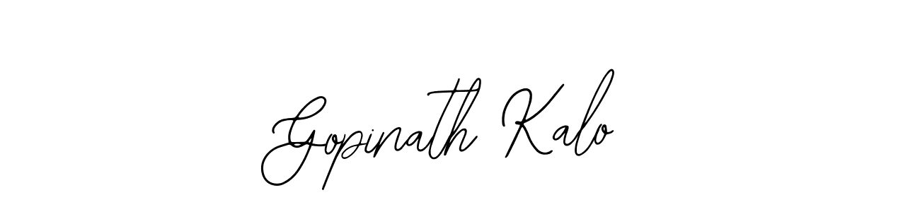How to Draw Gopinath Kalo signature style? Bearetta-2O07w is a latest design signature styles for name Gopinath Kalo. Gopinath Kalo signature style 12 images and pictures png